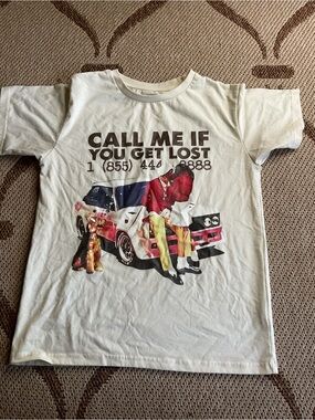 Tyler the creator Call Me If You Get Lost Graphic  Tee - White